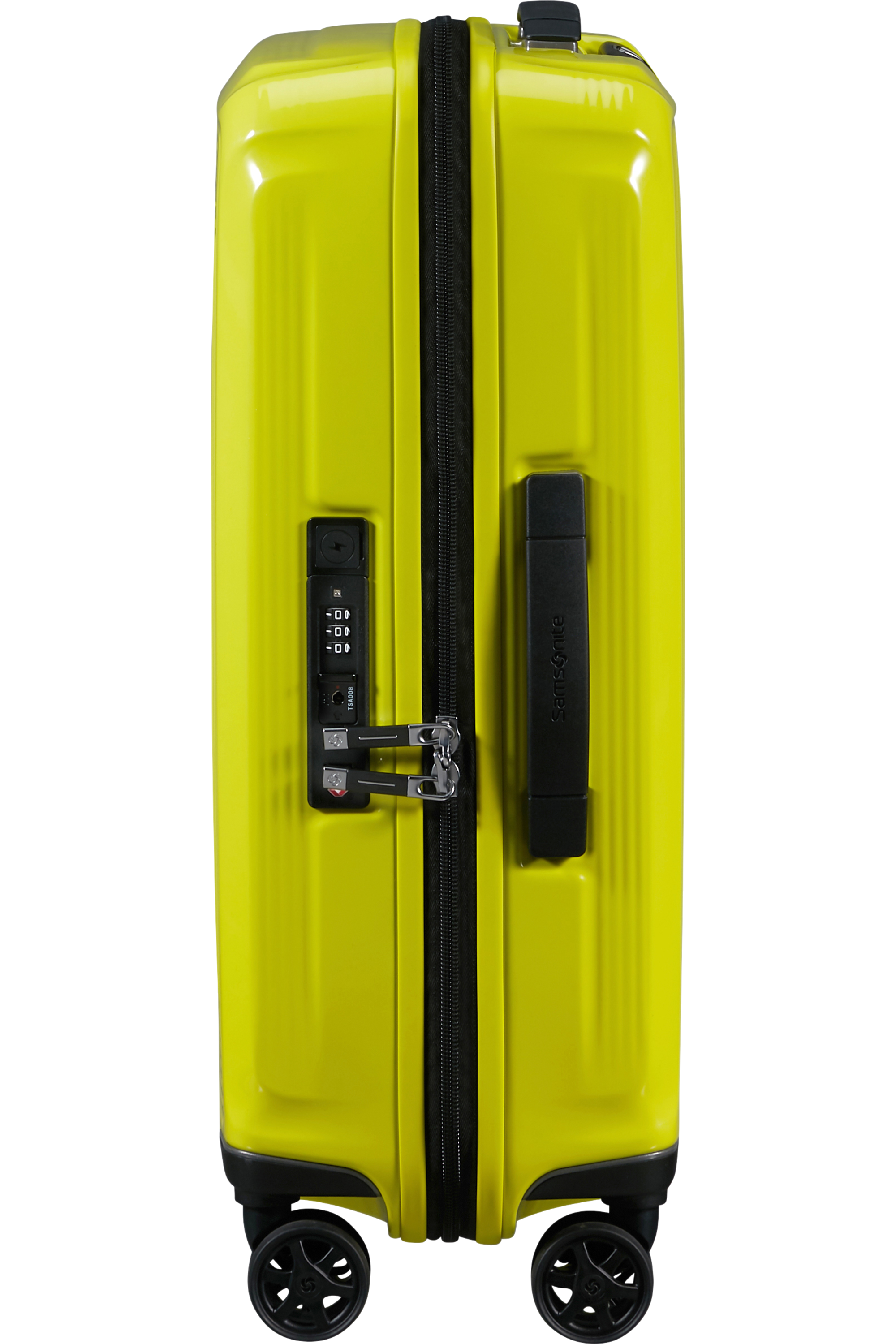 Shop NUON 55cm Spinner Expandable (4 Wheels) - Metallic Lime in australian