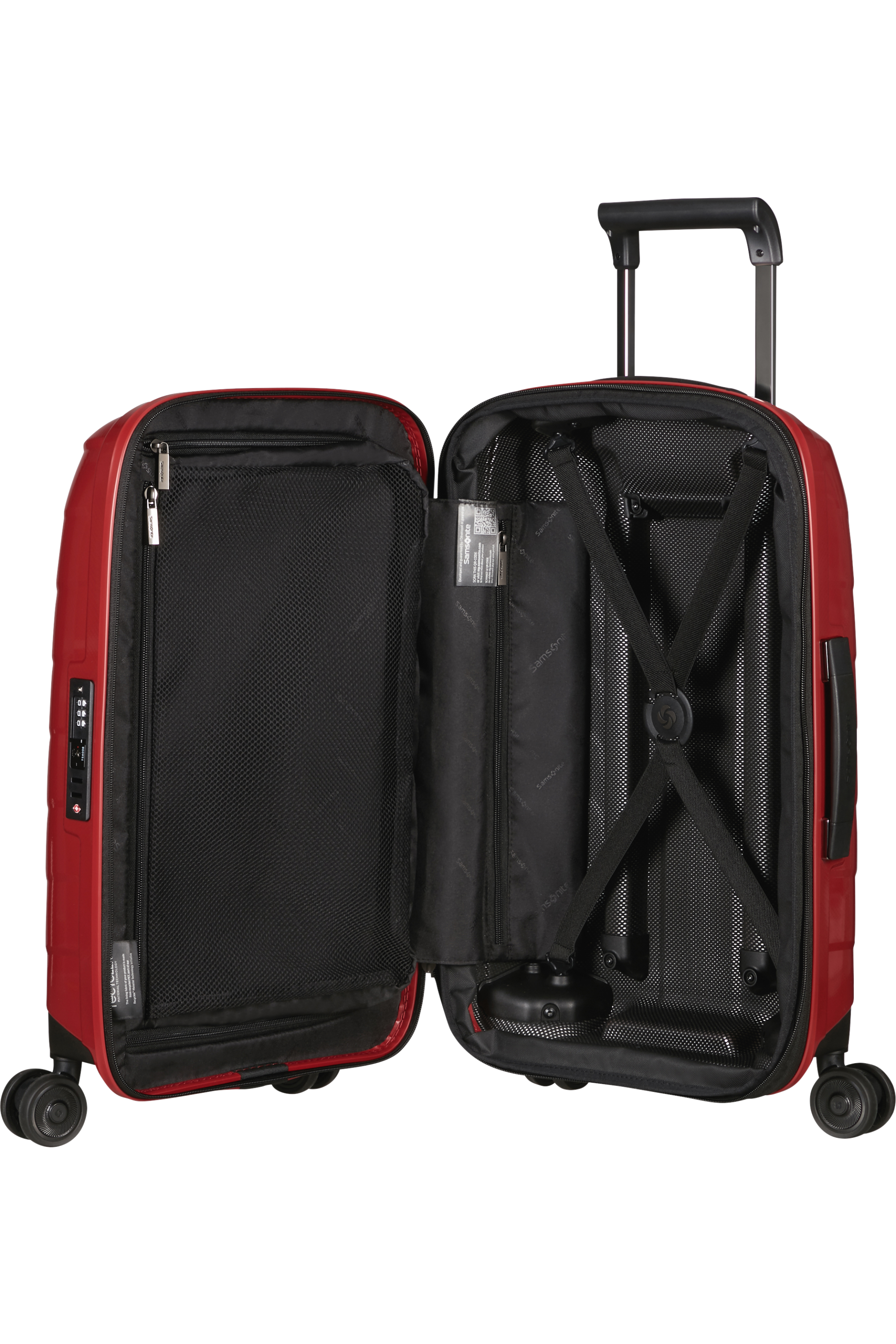 Shop ATTRIX Spinner Expandable (4 wheels) 55cm (20/23cm) - Red in australian