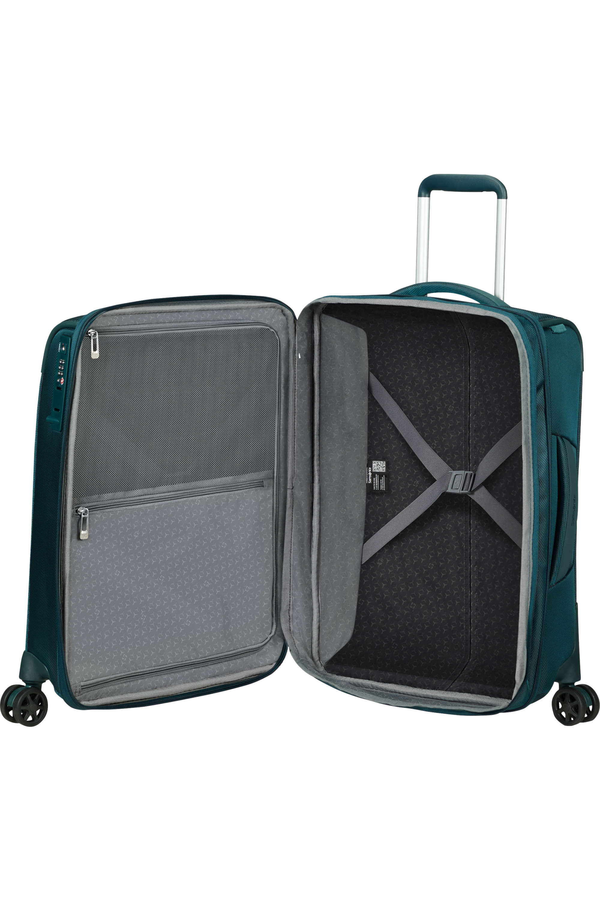 Shop RESPARK 55cm (L 40cm) Spinner Expandable (4 wheels) - Petrol Blue in australian