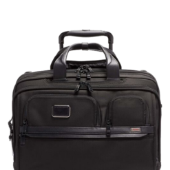 Shop Alpha 3 Deluxe 4 Wheeled Laptop Case Brief - Black in australian