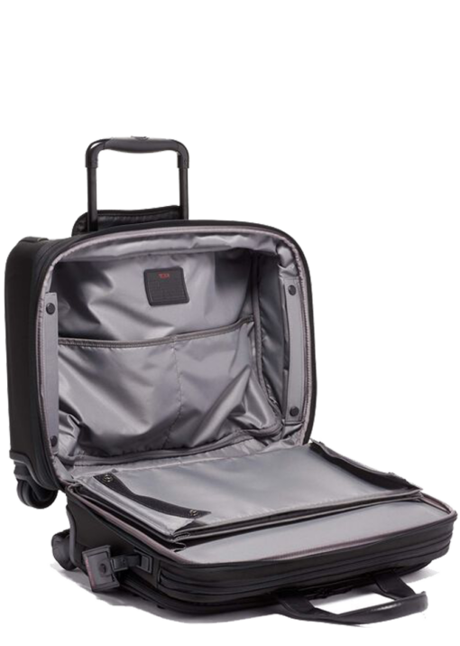 Shop Alpha 3 Deluxe 4 Wheeled Laptop Case Brief - Black in australian