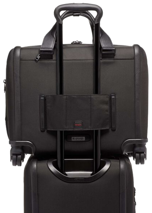 Shop Alpha 3 Deluxe 4 Wheeled Laptop Case Brief - Black in australian