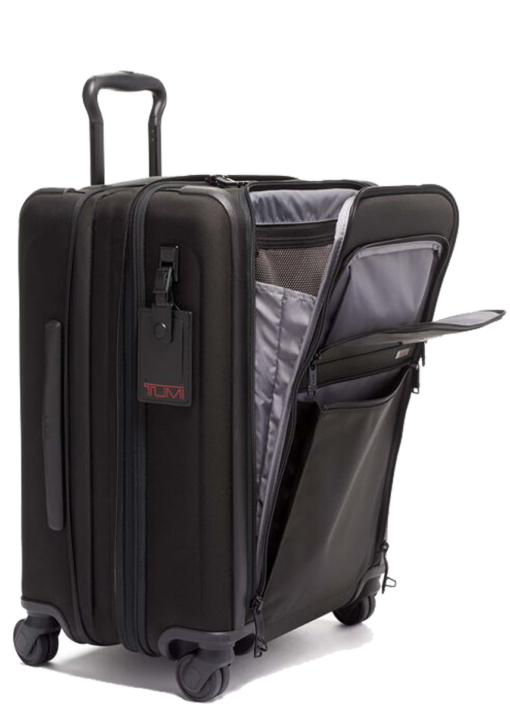 Shop Alpha 3 Continental Expandable 4 Wheeled Carry-On - Black in australian