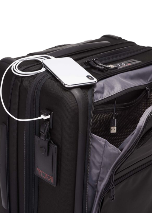 Shop Alpha 3 Continental Expandable 4 Wheeled Carry-On - Black in australian