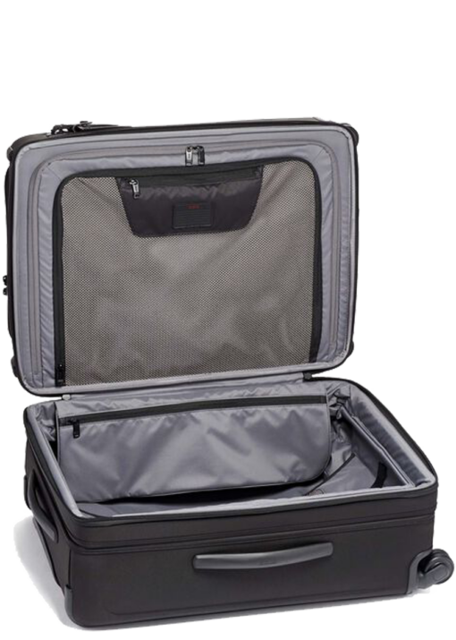 Shop Alpha 3 Short Trip Expandable 4 Wheeled Packing Case - Black in australian