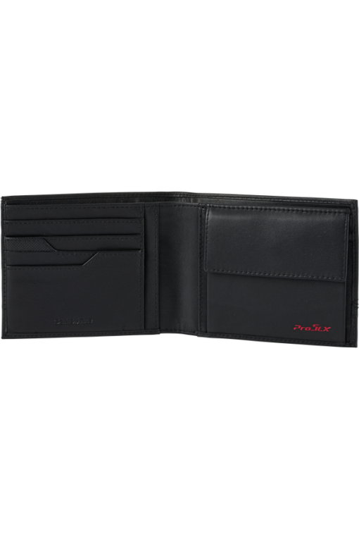 Shop PRO-DLX 5 SLG WALLET 4 COMPARTMENTS - BLACK in australian