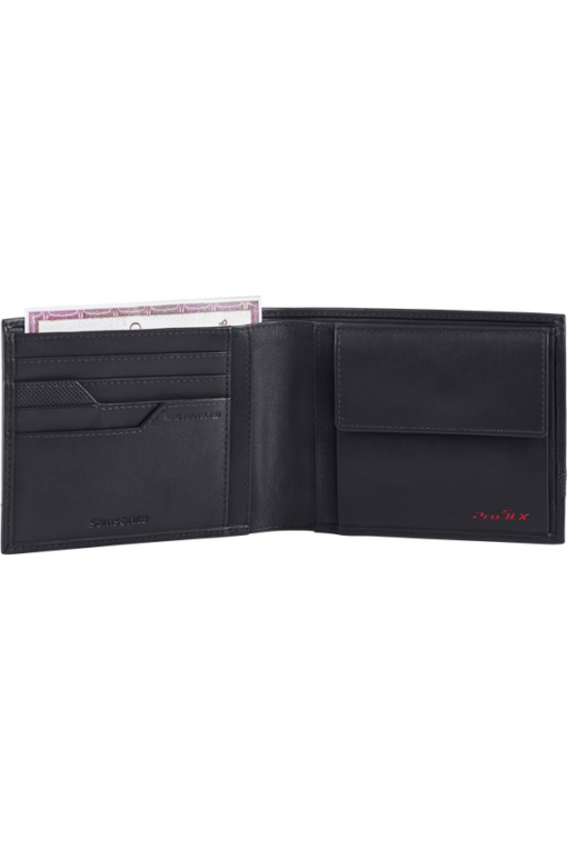 Shop PRO-DLX 5 SLG WALLET 4 COMPARTMENTS - BLACK in australian