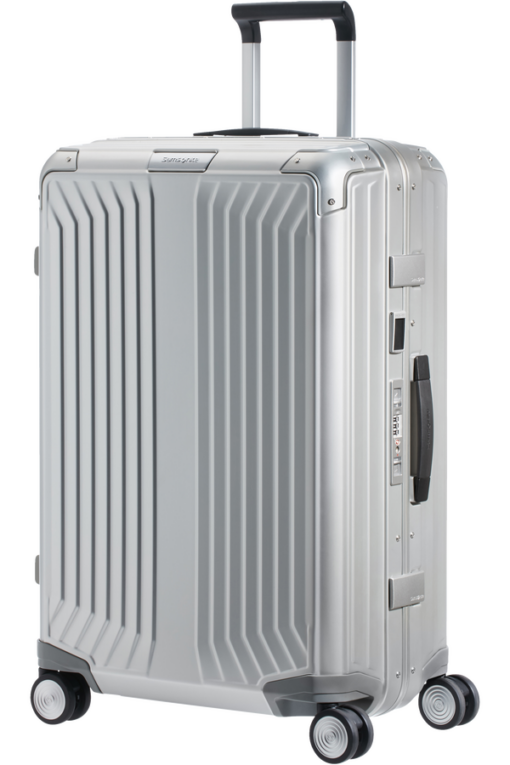 Shop Lite-Box Alu Spinner Aluminium (4 Wheels) 69cm - Aluminium in australian