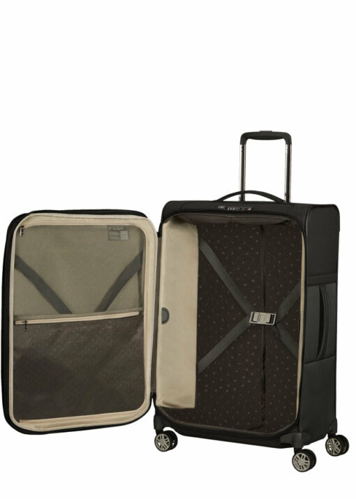 Shop Airea Expandable 67cm Spinner (4 Wheels) - Black in australian
