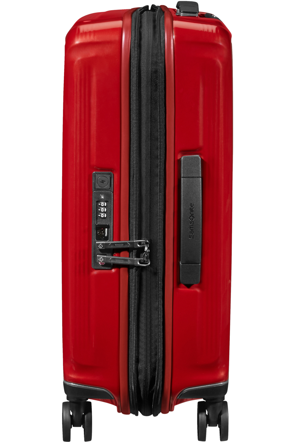 Shop NUON 55cm Spinner Expandable (4 wheels) - Metallic Red in australian