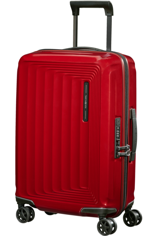 Shop NUON 55cm Spinner Expandable (4 wheels) - Metallic Red in australian
