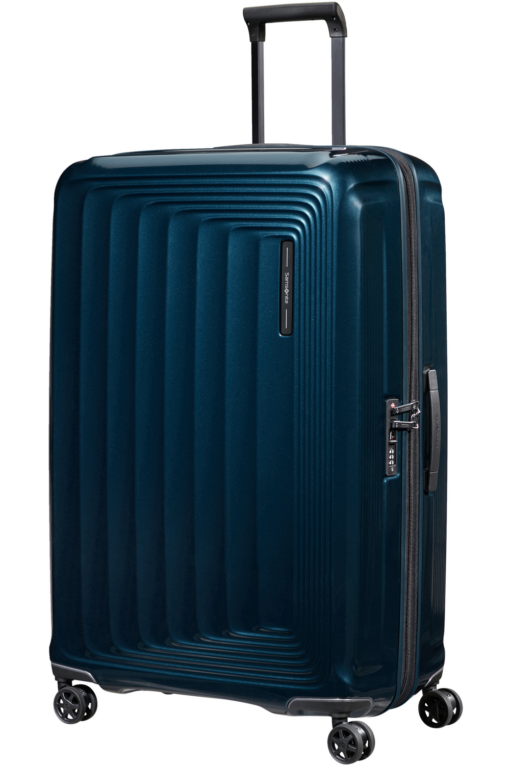 Shop NUON Spinner Expandable (4 wheels) 81cm - Metallic Dark Blue in australian