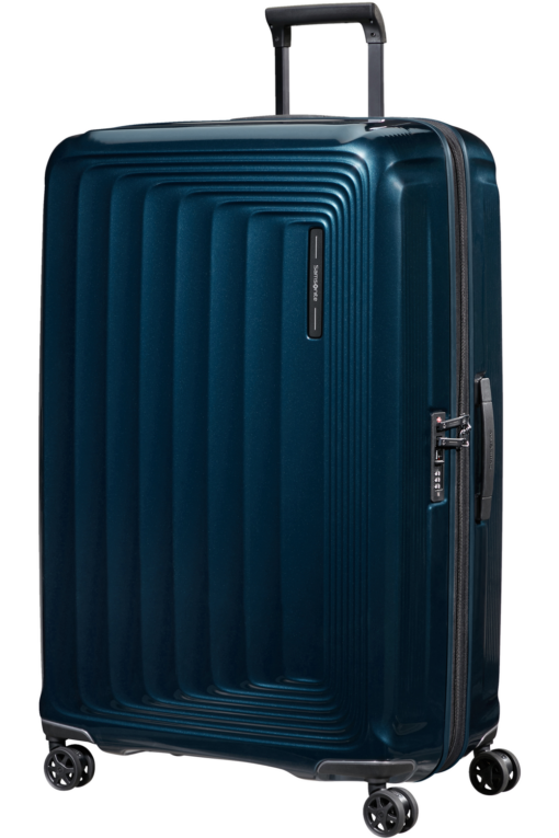 Shop NUON Spinner Expandable (4 wheels) 81cm - Metallic Dark Blue in australian