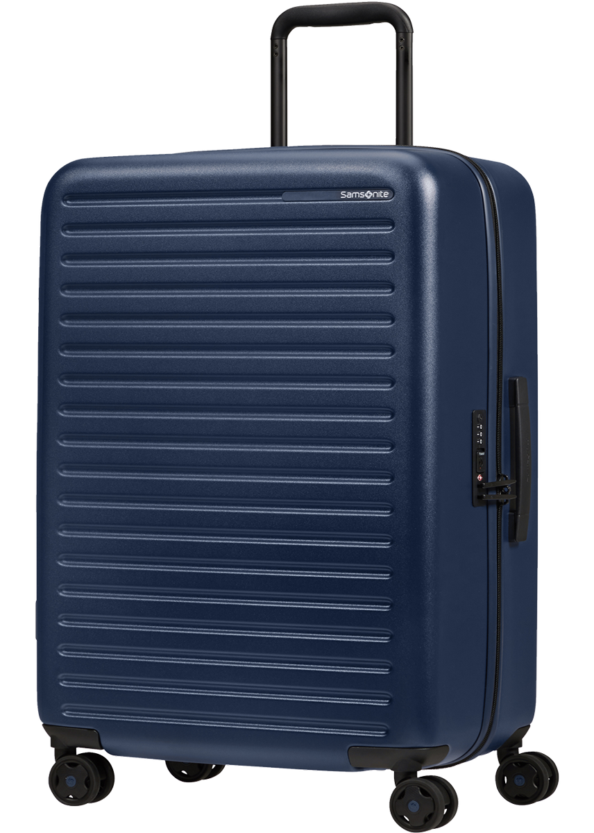 Shop STACKD Spinner (4 wheels) 68cm - Navy in australian