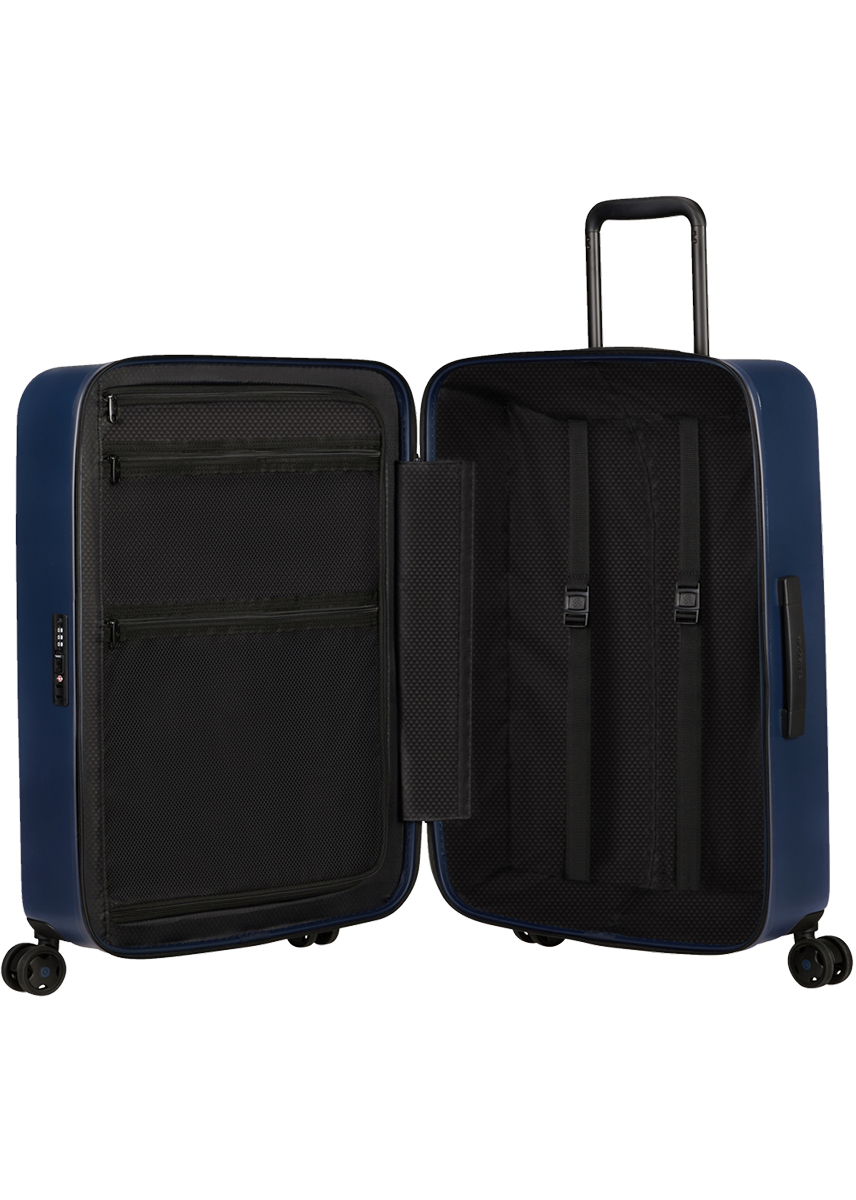 Shop STACKD Spinner (4 wheels) 68cm - Navy in australian