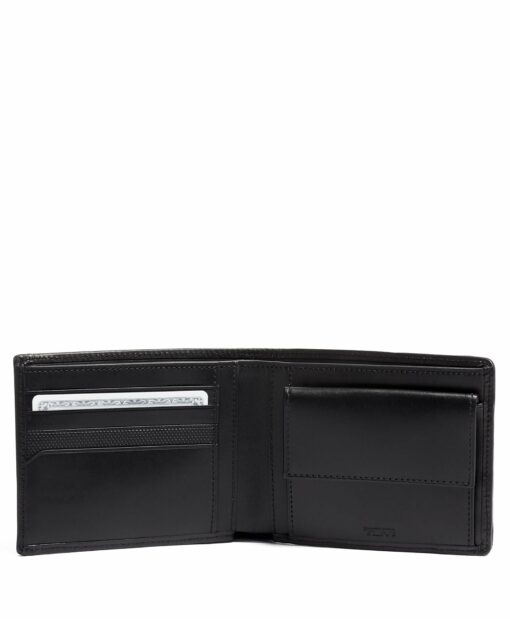 Shop ALPHA GLOBAL WALLET WITH COIN POCKET - BLACK in australian