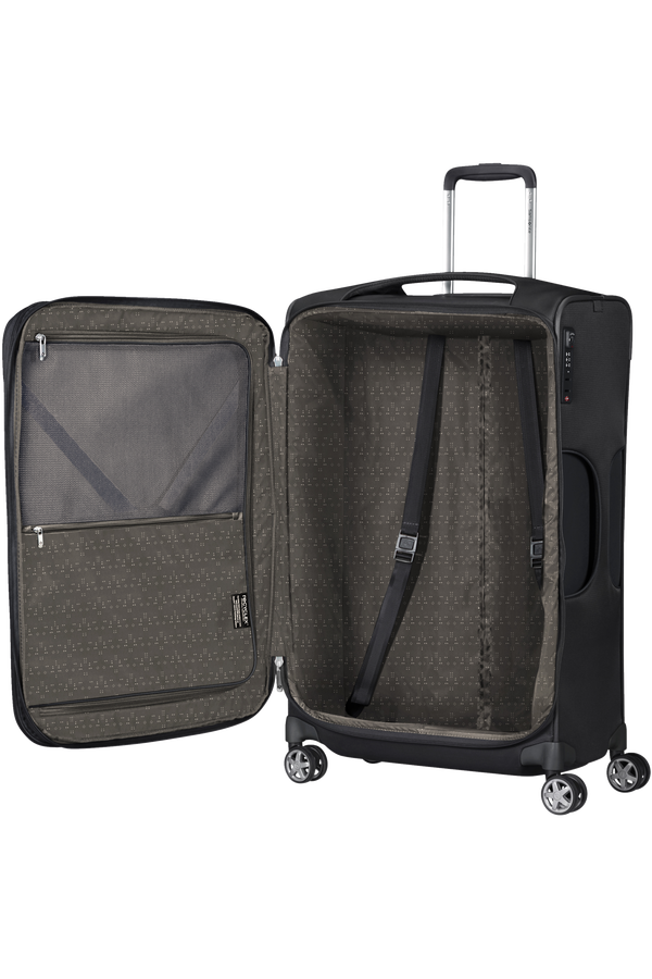 Shop D'LITE 71cm Spinner Expandable (4 wheels) - Black in australian