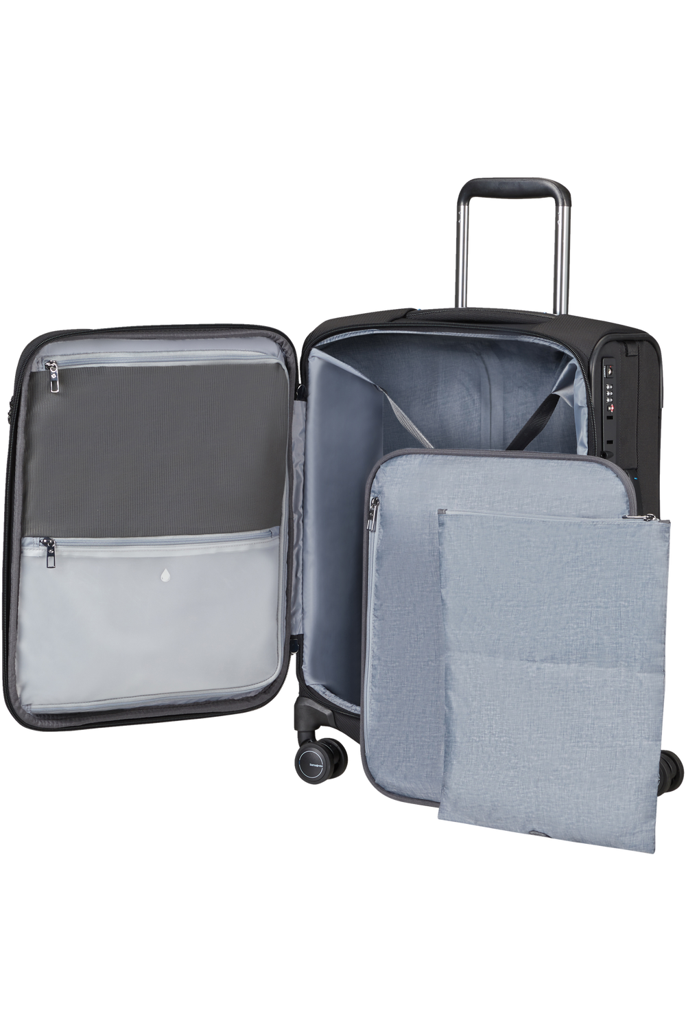 Shop SPECTROLITE 3.0 TRVL Spinner (4 wheels) 55cm (20cm) 15.6" - Black in australian