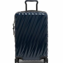 Shop 19 Degree International Expandable 4 Wheeled Carry-On - Navy in australian