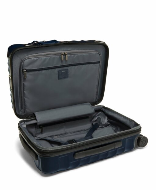 Shop 19 Degree International Expandable 4 Wheeled Carry-On - Navy in australian