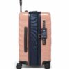 Shop 19 Degree International Expandable 4 Wheeled Carry-On - Blush/Navy Liquid Print in australian