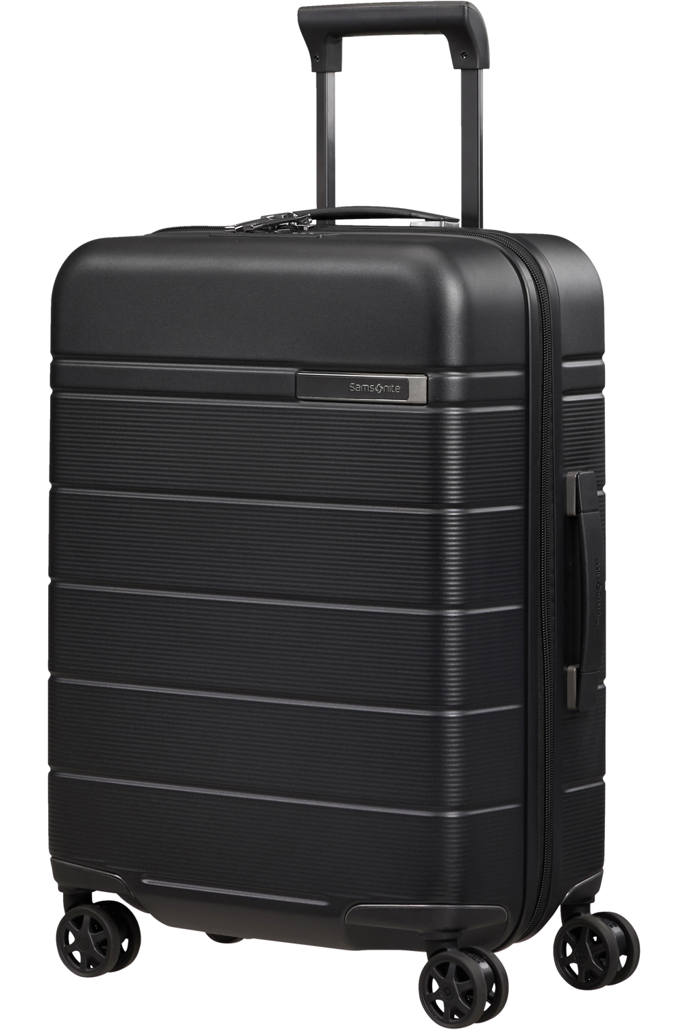 Shop NEOPOD Spinner (4 wheels) 55cm (Slide-out Pouch) - Black in australian