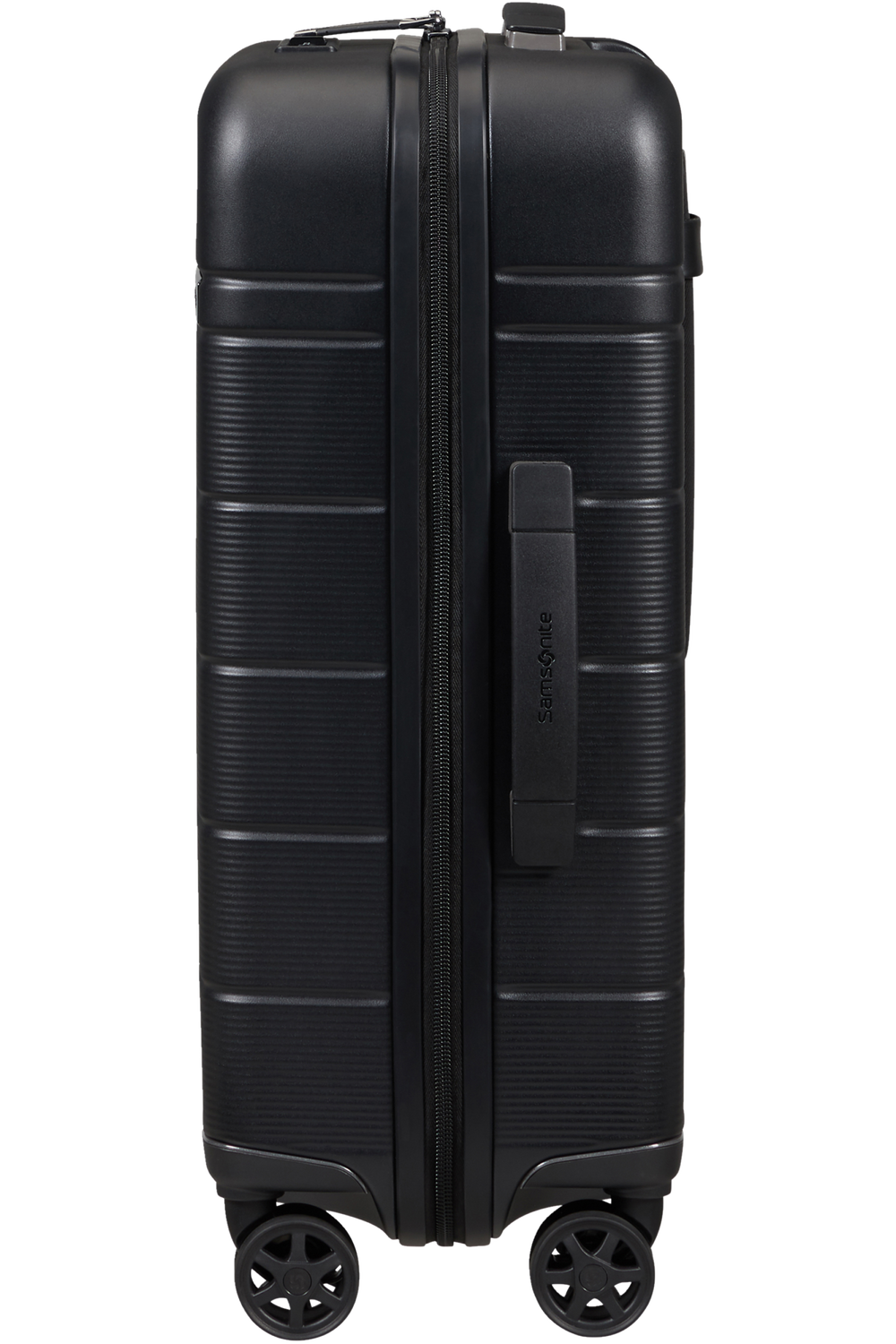 Shop NEOPOD Spinner (4 wheels) 55cm (Slide-out Pouch) - Black in australian