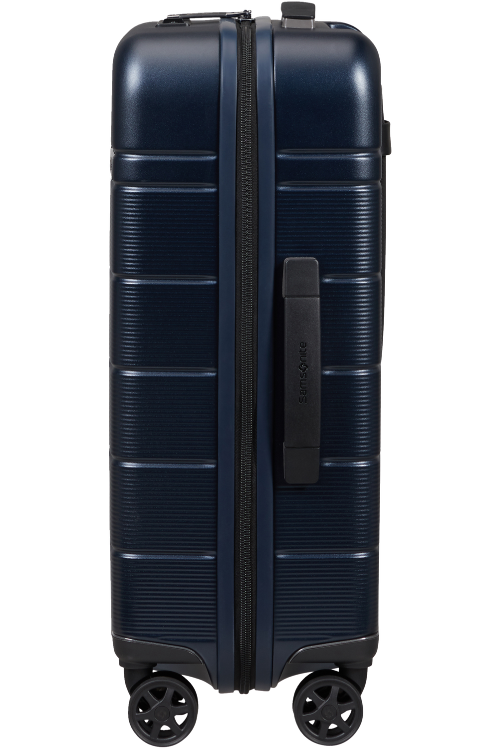 Shop NEOPOD Spinner (4 wheels) 55cm (Slide-out Pouch) - Midnight Blue in australian