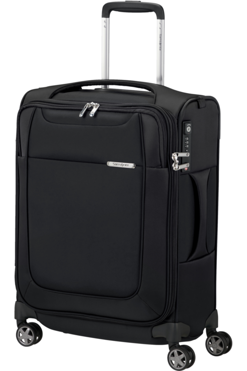 Shop D'LITE 55cm Spinner 4 wheels (20cm) 15.6" - Black in australian