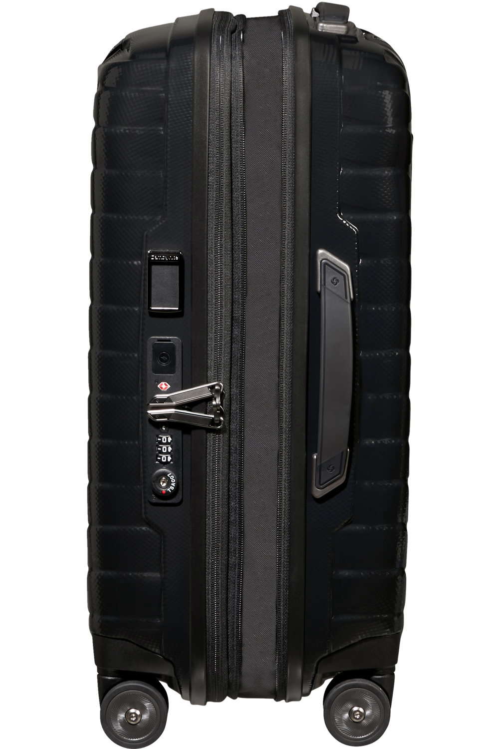 Shop PROXIS 55cm (23/26cm) Spinner Expandable (4 wheels) - Black in australian