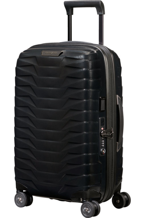 Shop PROXIS 55cm (23/26cm) Spinner Expandable (4 wheels) - Black in australian