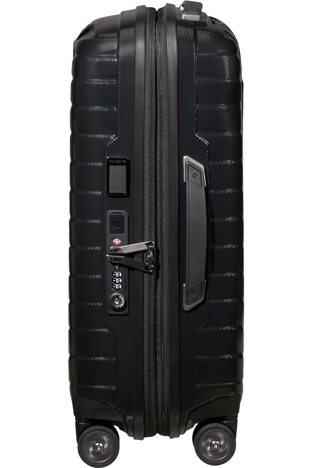 Shop PROXIS 55cm (23/26cm) Spinner Expandable (4 wheels) - Black in australian