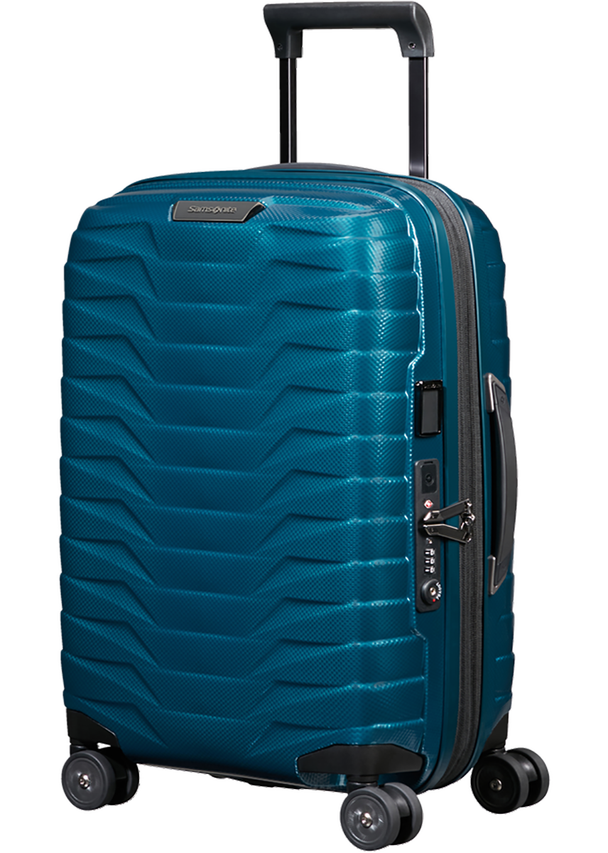 Shop PROXIS 55cm (23/26cm) Spinner Expandable (4 wheels) - Petrol Blue in australian