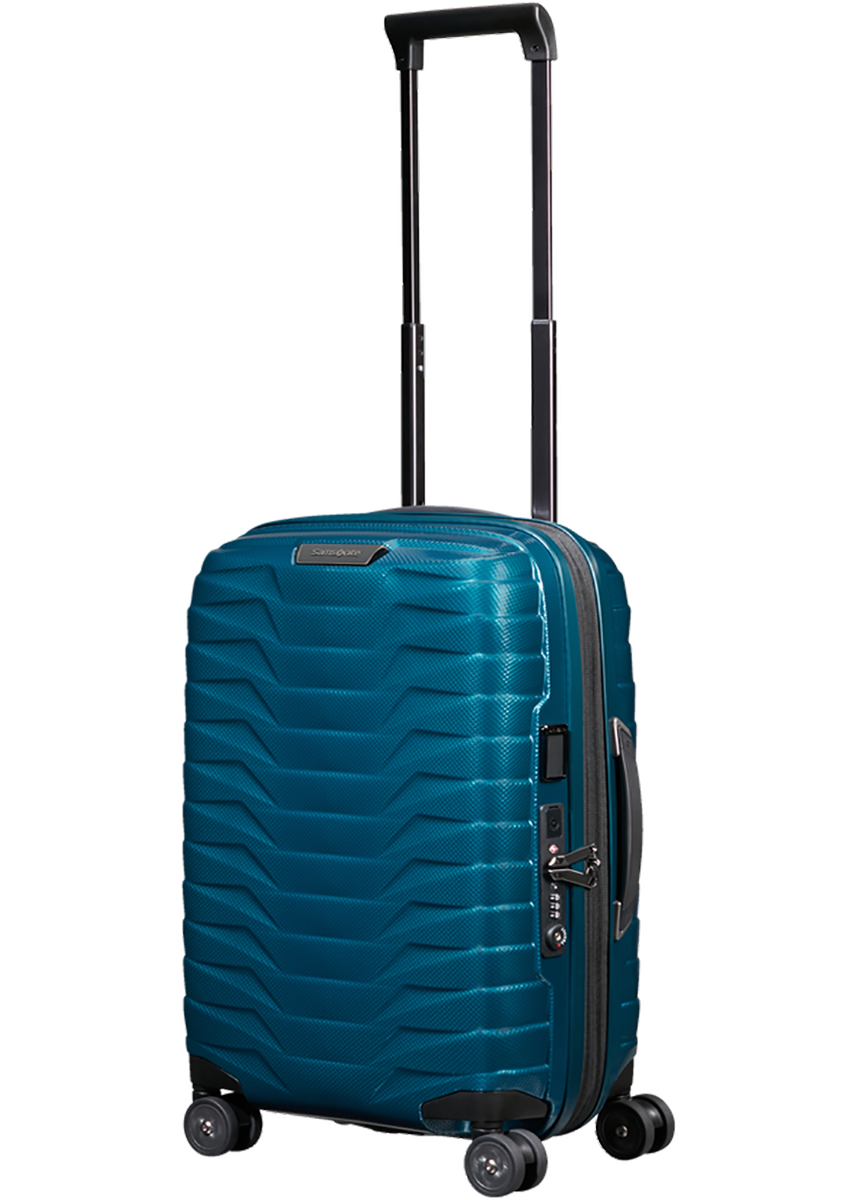 Shop PROXIS 55cm (23/26cm) Spinner Expandable (4 wheels) - Petrol Blue in australian