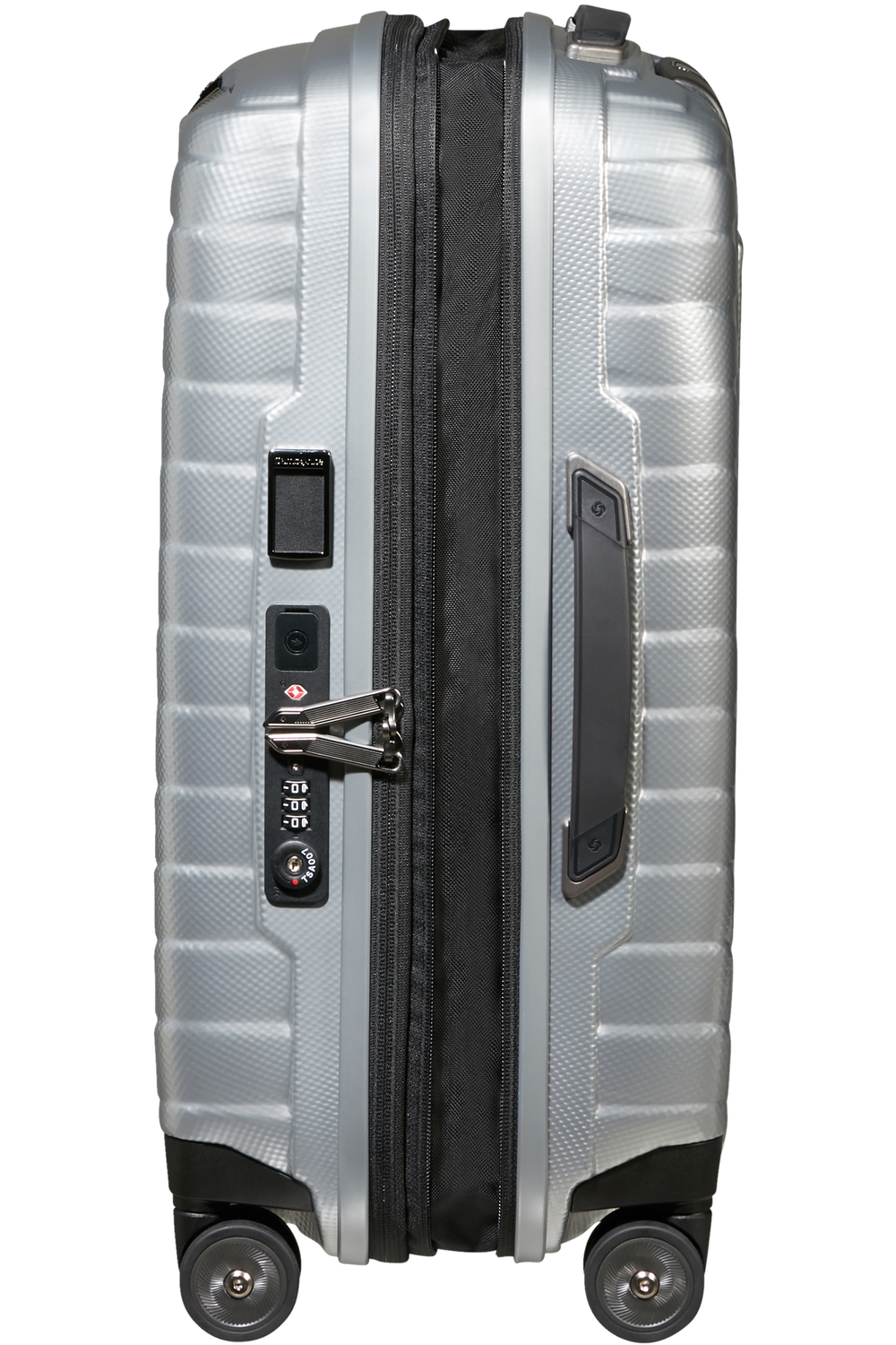 Shop PROXIS 55cm (23/26cm) Spinner Expandable (4 wheels) - Silver in australian