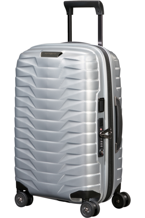 Shop PROXIS 55cm (23/26cm) Spinner Expandable (4 wheels) - Silver in australian