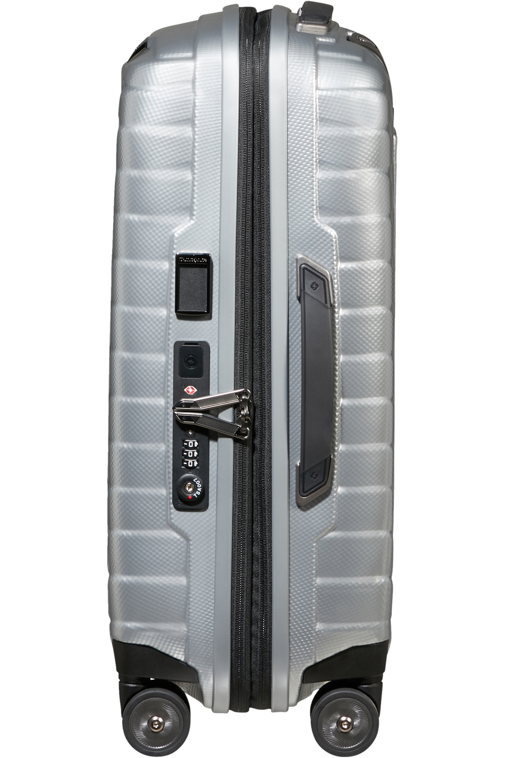 Shop PROXIS 55cm (23/26cm) Spinner Expandable (4 wheels) - Silver in australian