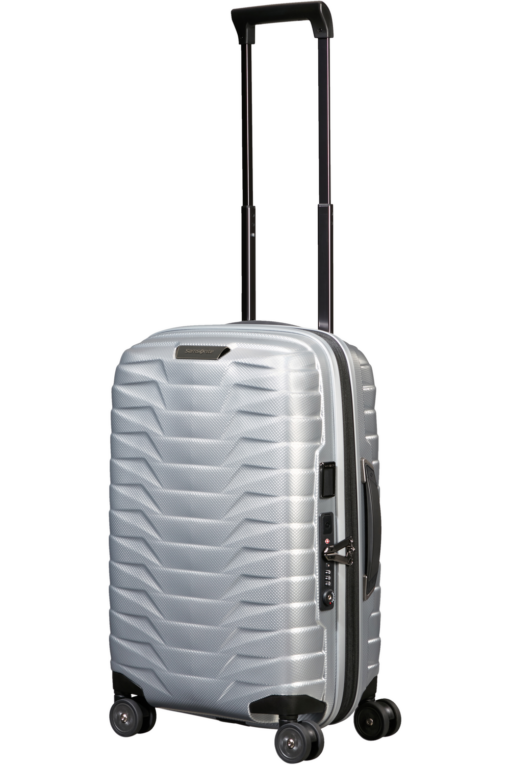 Shop PROXIS 55cm (23/26cm) Spinner Expandable (4 wheels) - Silver in australian