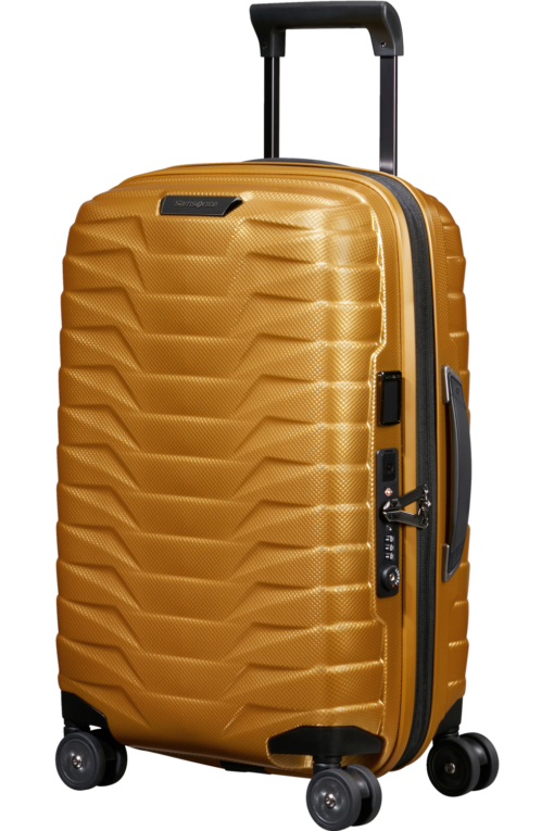 Shop PROXIS 55cm (23/26cm) Spinner Expandable (4 wheels) - Honey Gold in australian