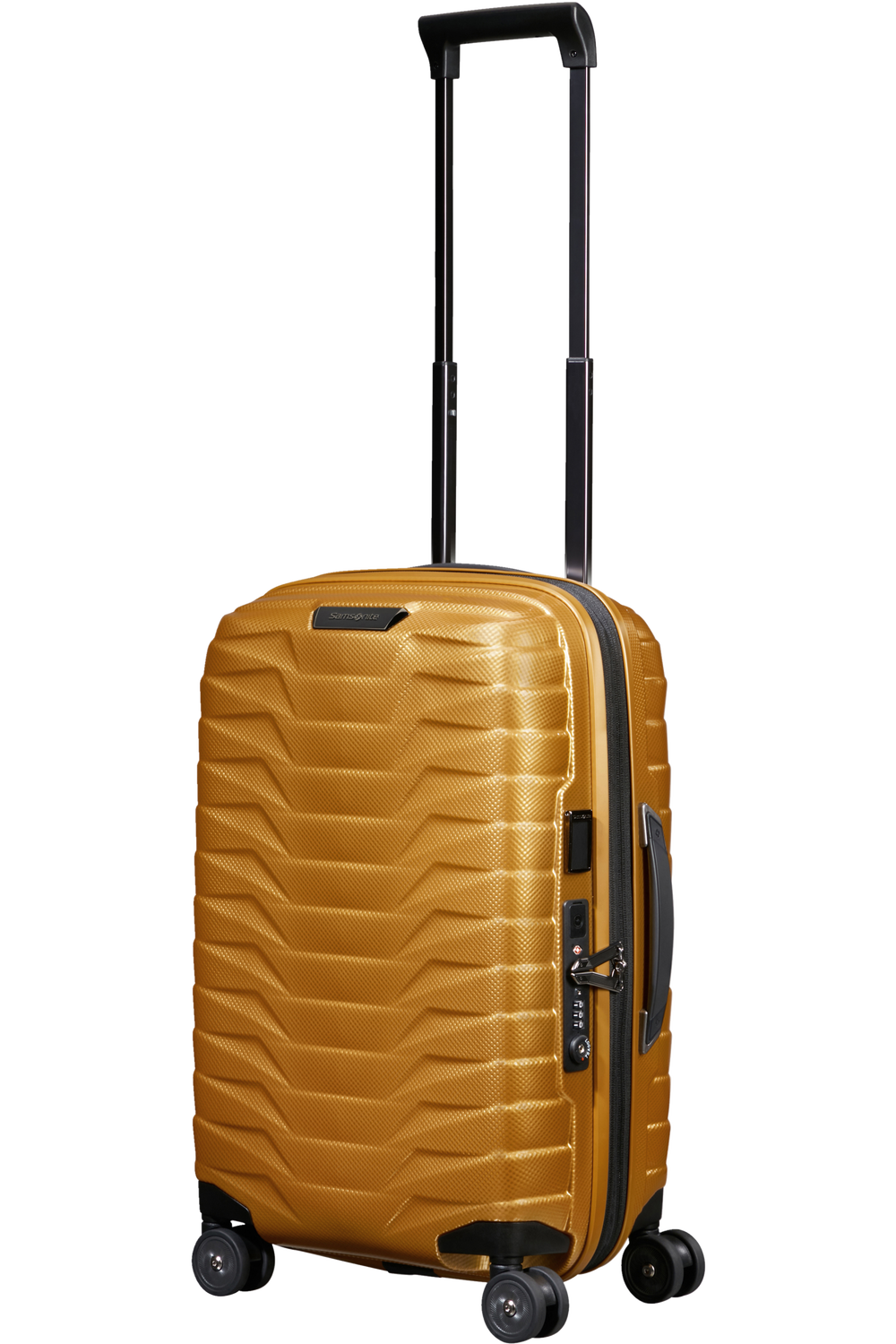 Shop PROXIS 55cm (23/26cm) Spinner Expandable (4 wheels) - Honey Gold in australian