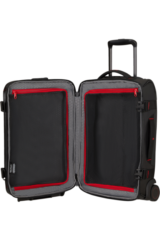 Shop ECODIVER Duffle with wheels double frame 55cm - Black in australian