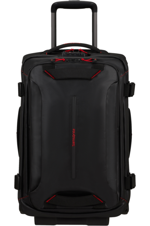 Shop ECODIVER Duffle with wheels double frame 55cm - Black in australian