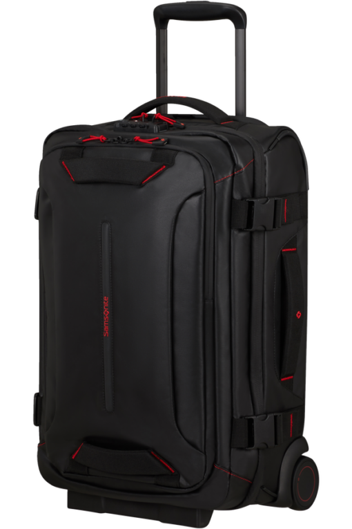 Shop ECODIVER Duffle with wheels double frame 55cm - Black in australian