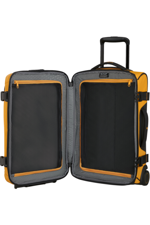 Shop ECODIVER Duffle with wheels double frame 55cm - Yellow in australian