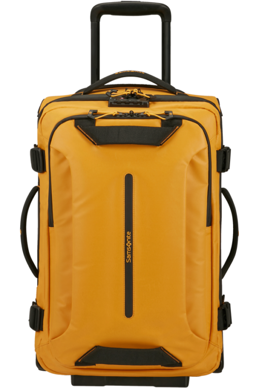 Shop ECODIVER Duffle with wheels double frame 55cm - Yellow in australian