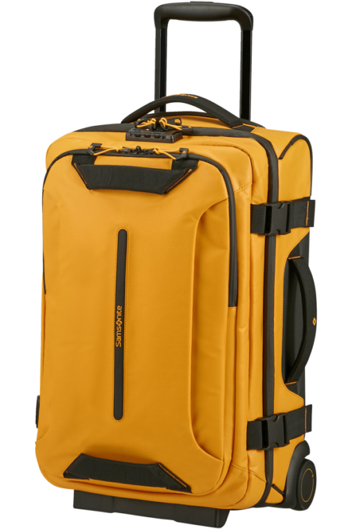 Shop ECODIVER Duffle with wheels double frame 55cm - Yellow in australian