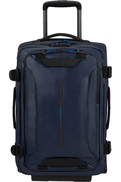 Shop ECODIVER Duffle with wheels double frame 55cm - Blue Night in australian