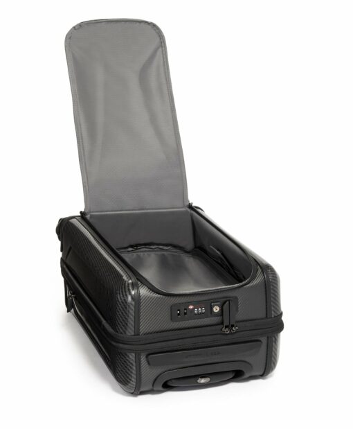 Shop TUMI MCLAREN Aero International Expandable 4 Wheel Carry-On - Carbon in australian