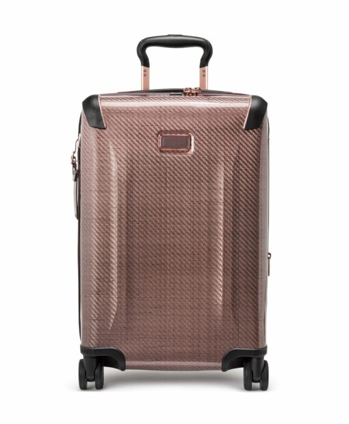 Shop TEGRA-LITE International Expandable 4 Wheeled Carry-On - Blush in australian