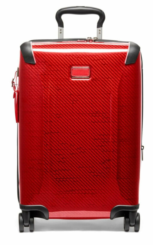 Shop TEGRA-LITE International Expandable 4 Wheeled Carry-On - Blaze Red in australian